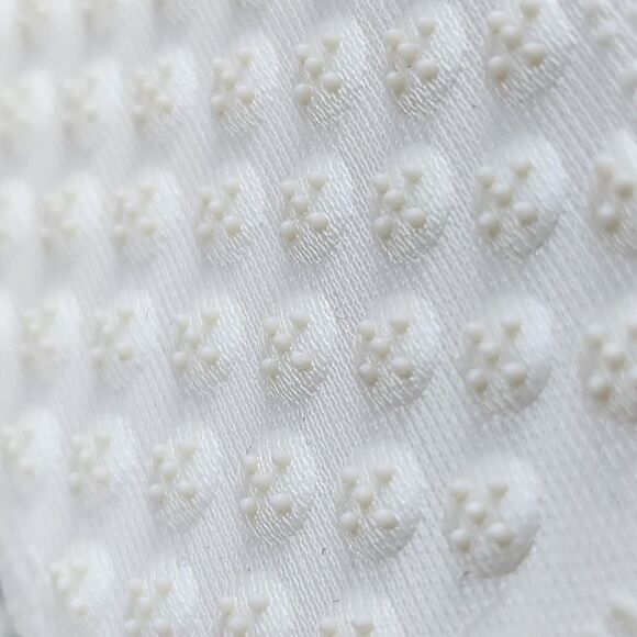 🔺️NWT Joyspun Gray & Cream Foam Cushion Slipper Socks Size 7-8 - Picture 6 of 9